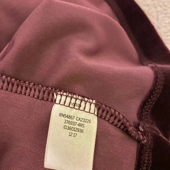 VS PINK velour short sleeve top X-small like new - Picture 4 of 6